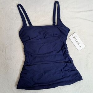 Navy athleta swim tankini top